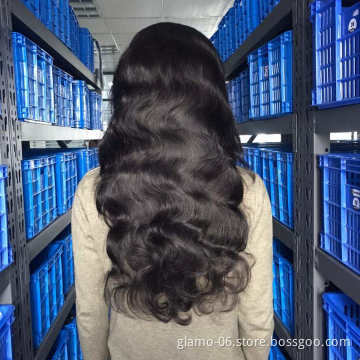 150% 200% Wholesale Wig Vendors Brazilian Natural Hairline HD Lace Wig Human Hair Lace Front Virgin Peruvian Hair Wigs Body Wave